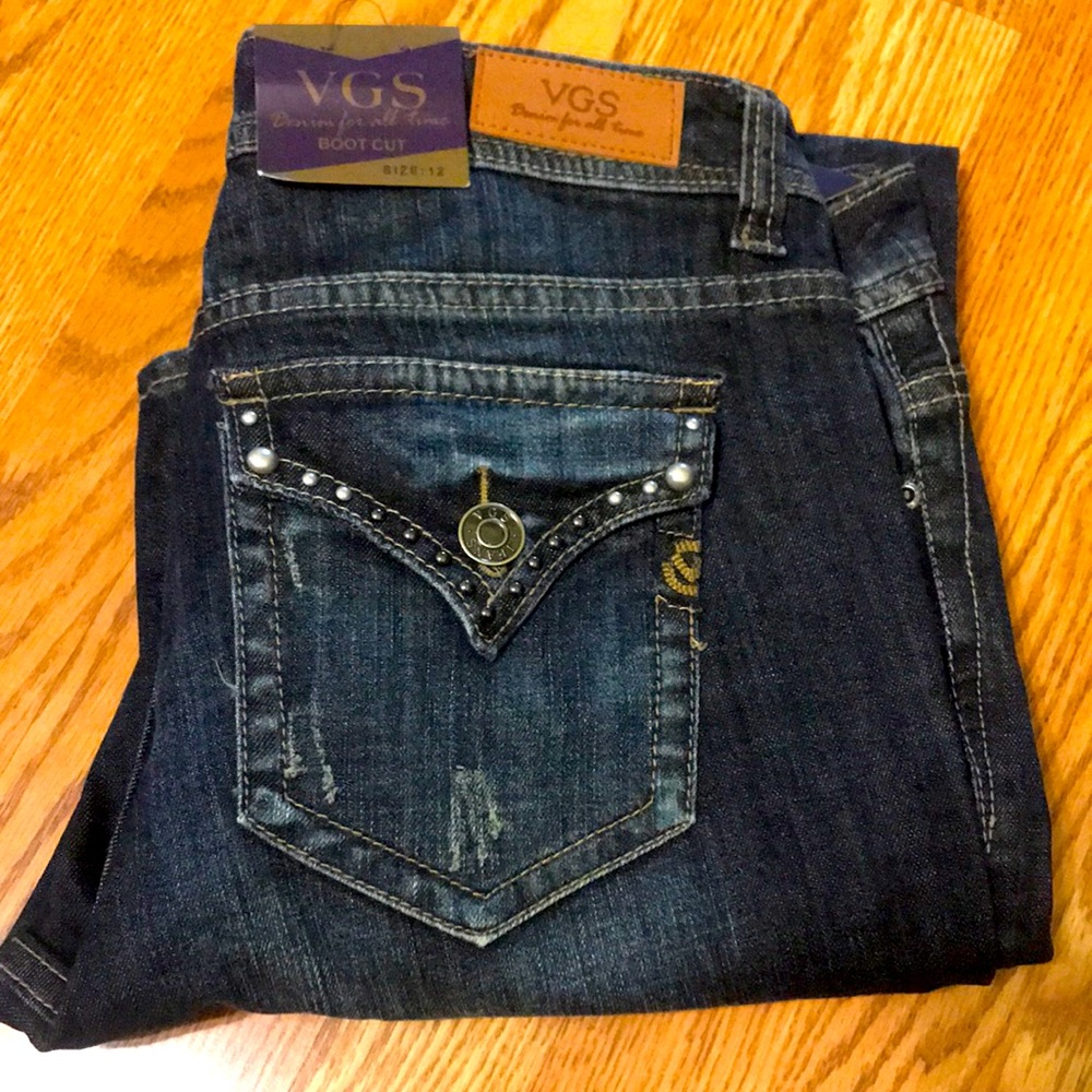 Women’s VGS Bootcut Jeans Sz 12 NWT